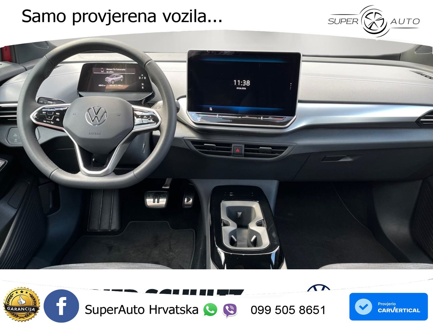 Volkswagen ID.5 Pure 55 kWh (170 KS) LED+GR SJED+ACC