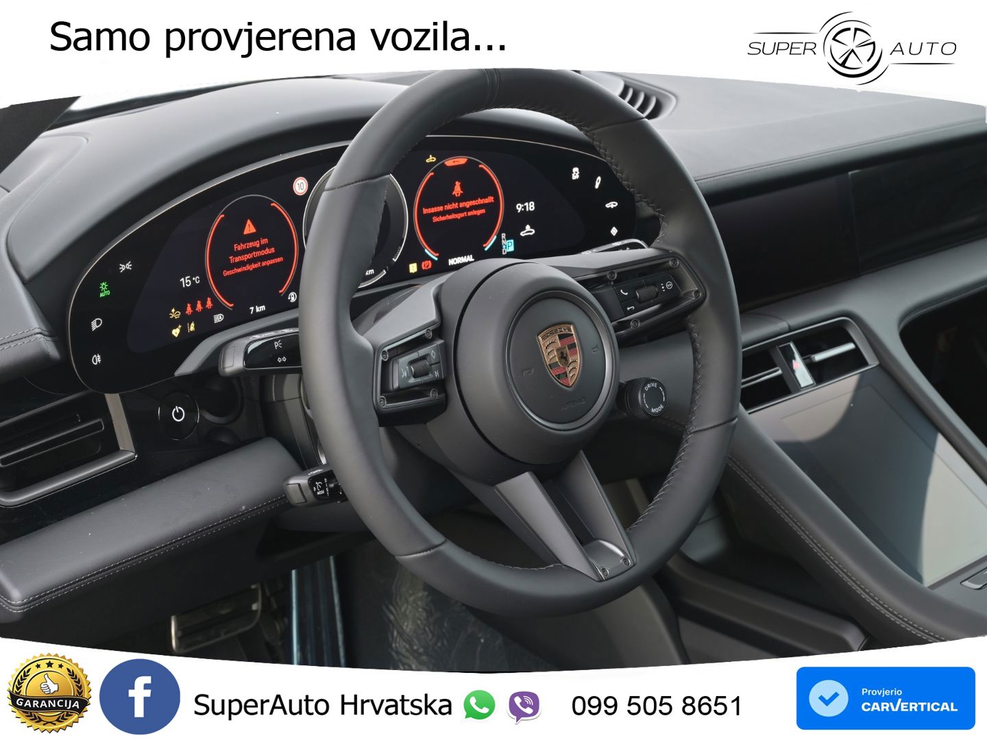 Porsche Taycan Sport Turismo 105 kWh (435 KS)