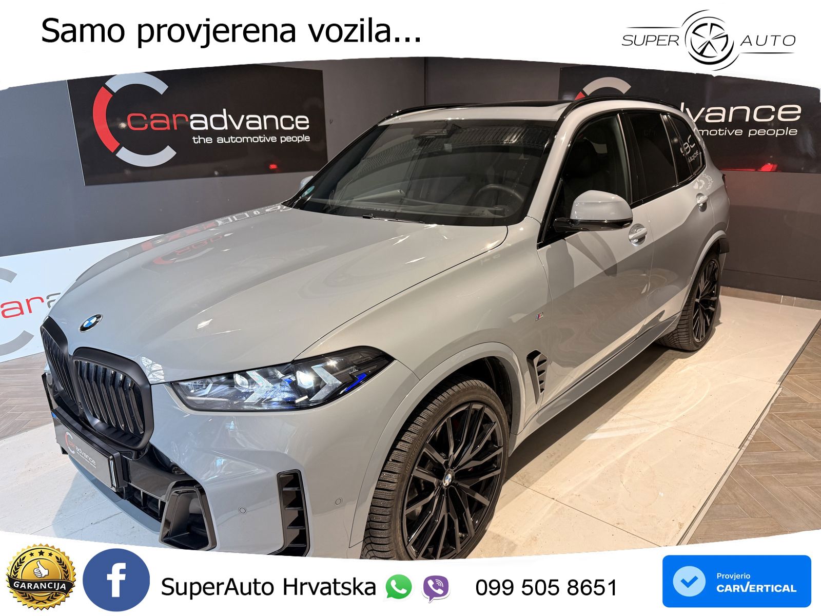BMW X5 30d (298 KS) xDrive Steptronic M Sport ZRAČNI+ACC+GR SJED+KAM+PANO