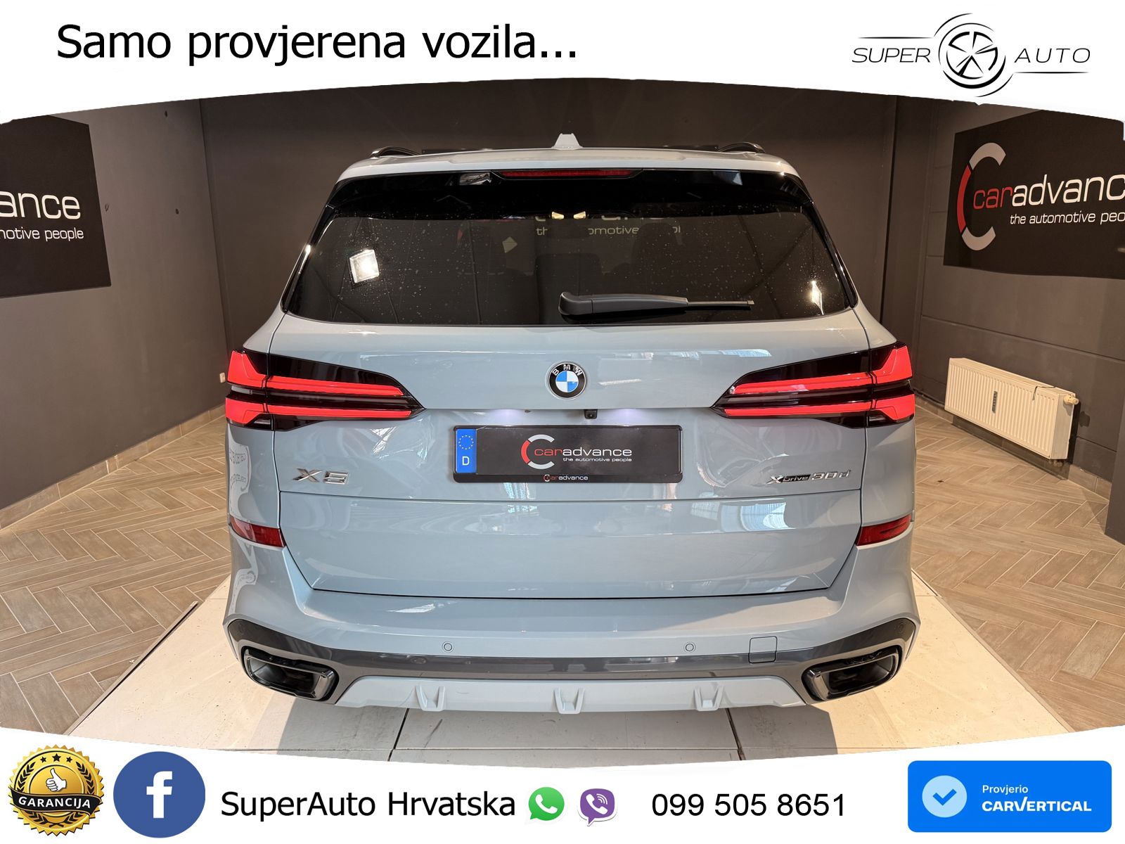 BMW X5 30d (298 KS) xDrive Steptronic M Sport ZRAČNI+ACC+GR SJED+KAM+PANO