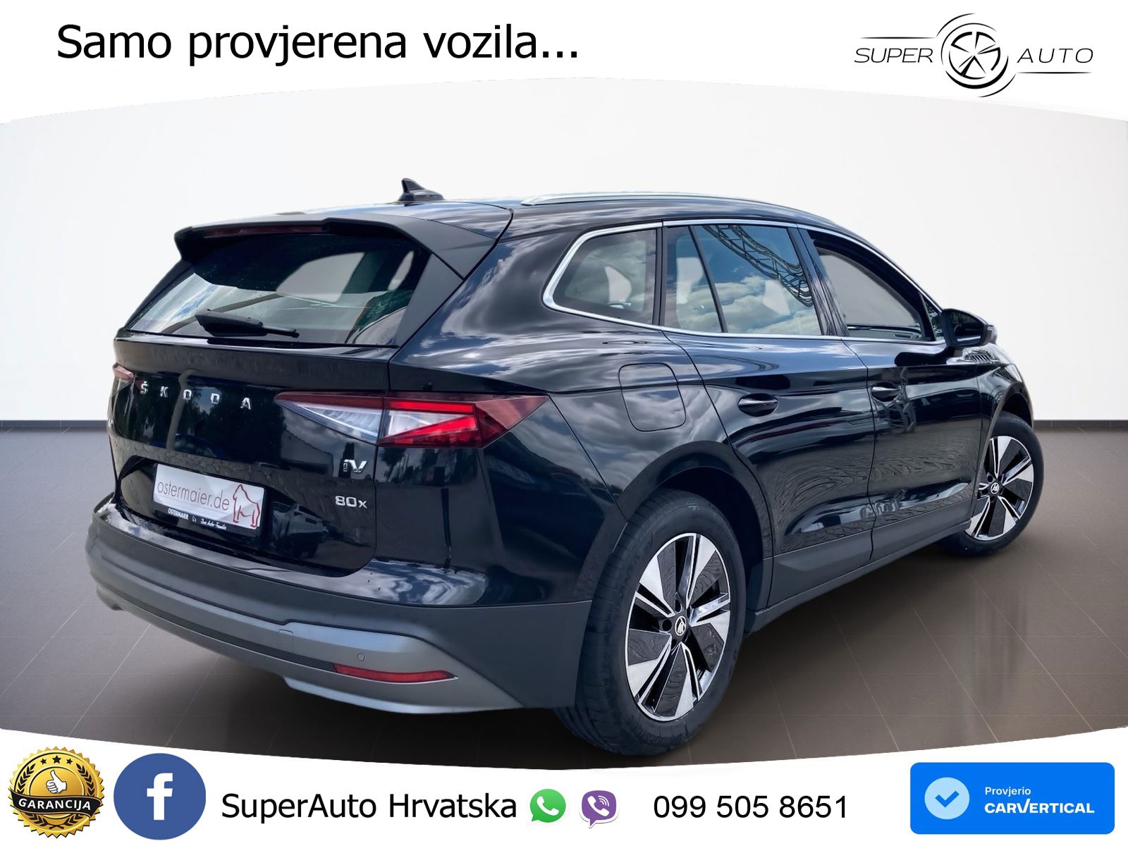 Škoda Enyaq iV 80x 82 kWh (265 KS) AWD LED+ACC