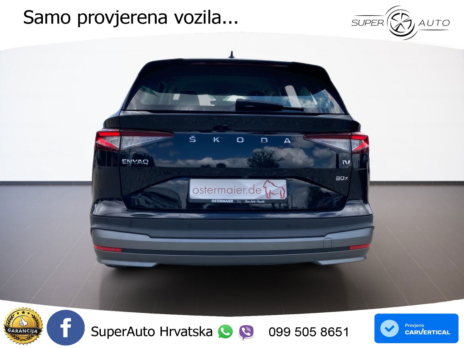 Škoda Enyaq iV 80x 82 kWh (265 KS) AWD LED+ACC