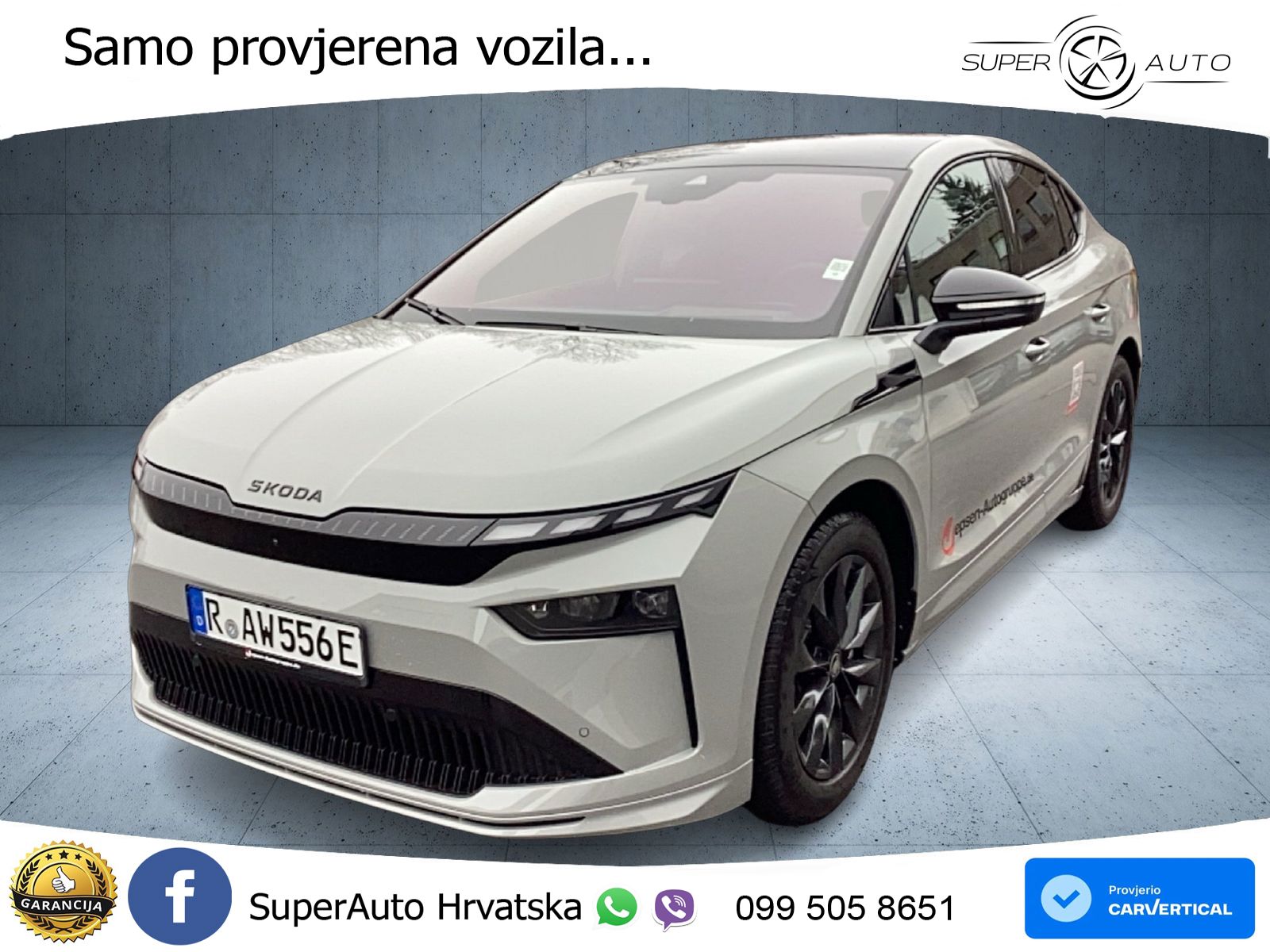 Škoda Enyaq Coupe iV 85 82 kWh (286 KS) SportLine LED+GR SJED+ACC