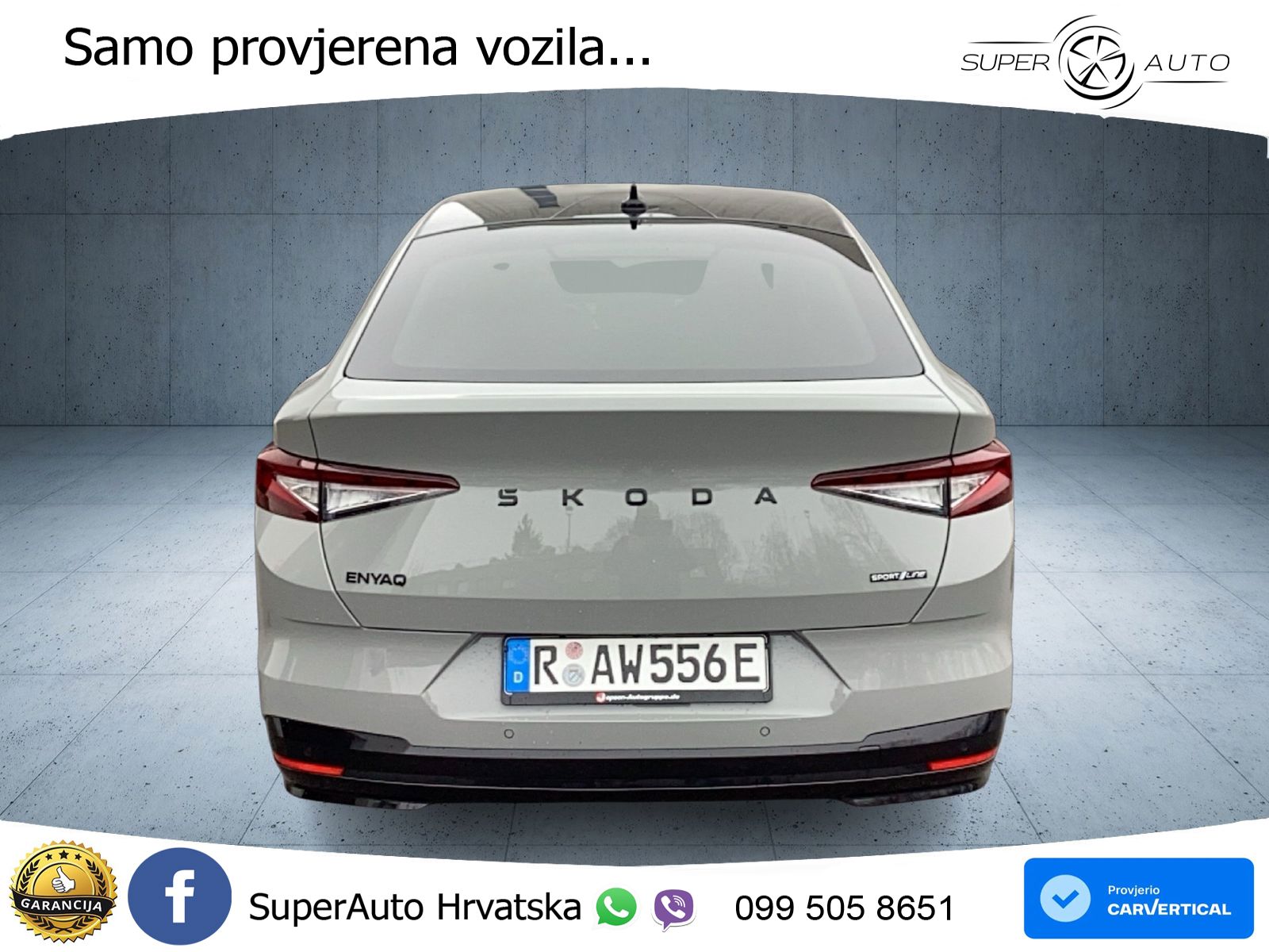 Škoda Enyaq Coupe iV 85 82 kWh (286 KS) SportLine LED+GR SJED+ACC