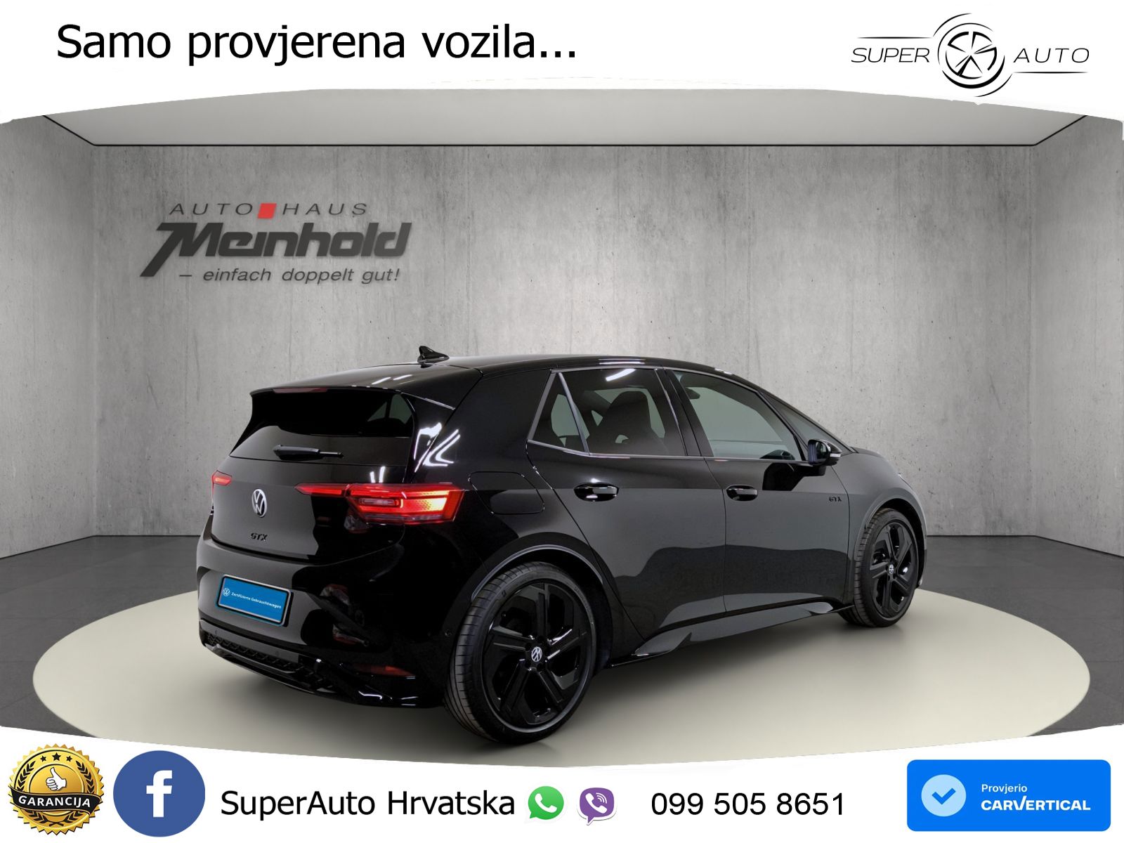 Volkswagen ID.3 GTX Performance 84 kWh (326 KS) LED+GR SJED+ACC