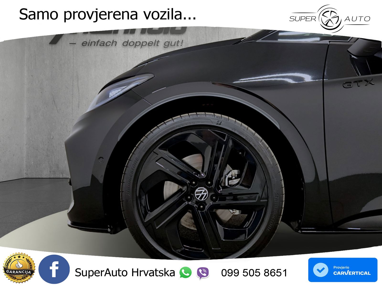 Volkswagen ID.3 GTX Performance 84 kWh (326 KS) LED+GR SJED+ACC
