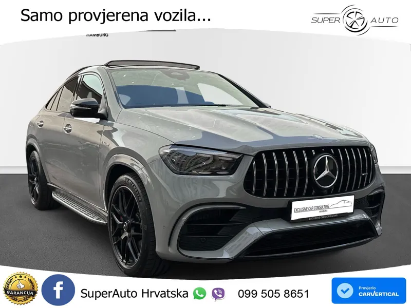 Mercedes AMG GLE Coupe 63 S V8 (612 KS) EQ Boost 4MATIC+ AMG SPEEDSHIFT TCT 9G LED+GR SJED+ACC