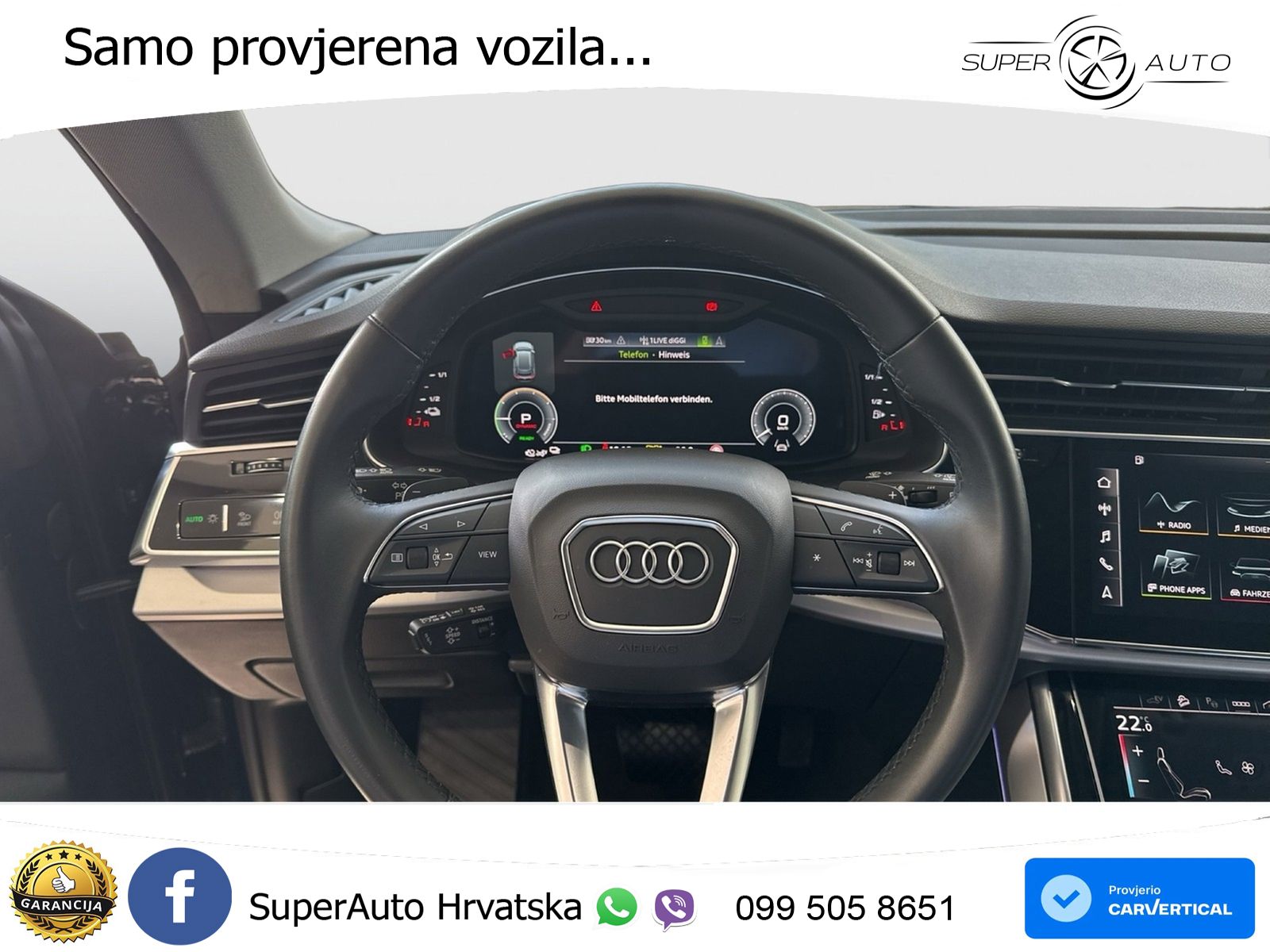 Audi Q8 55 TFSIe V6 (381 KS) quattro tiptronic