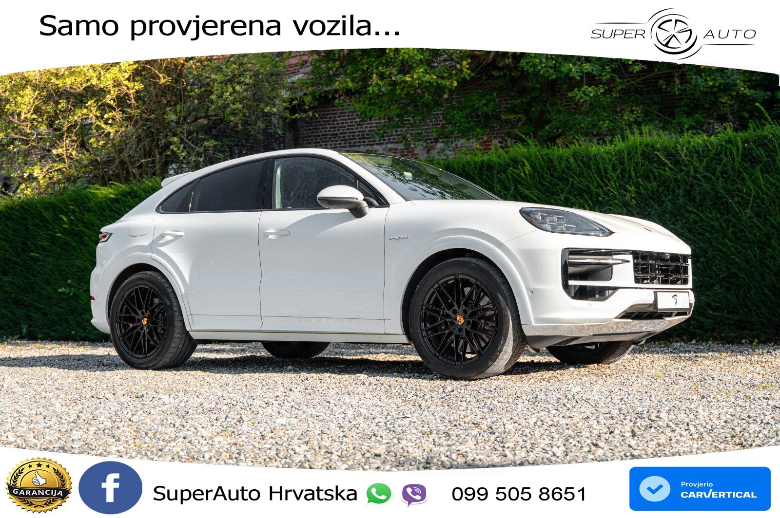 Porsche Cayenne Coupe S 3.0 V6 (519 KS) E-Hybrid Tiptronic S LED+GR SJED+ACC
