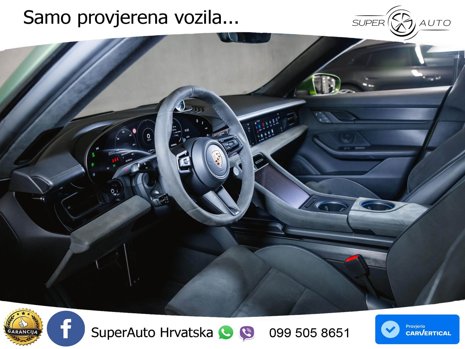 Porsche Taycan Sport Turismo GTS Performance Plus 93.4 kWh (598 KS)