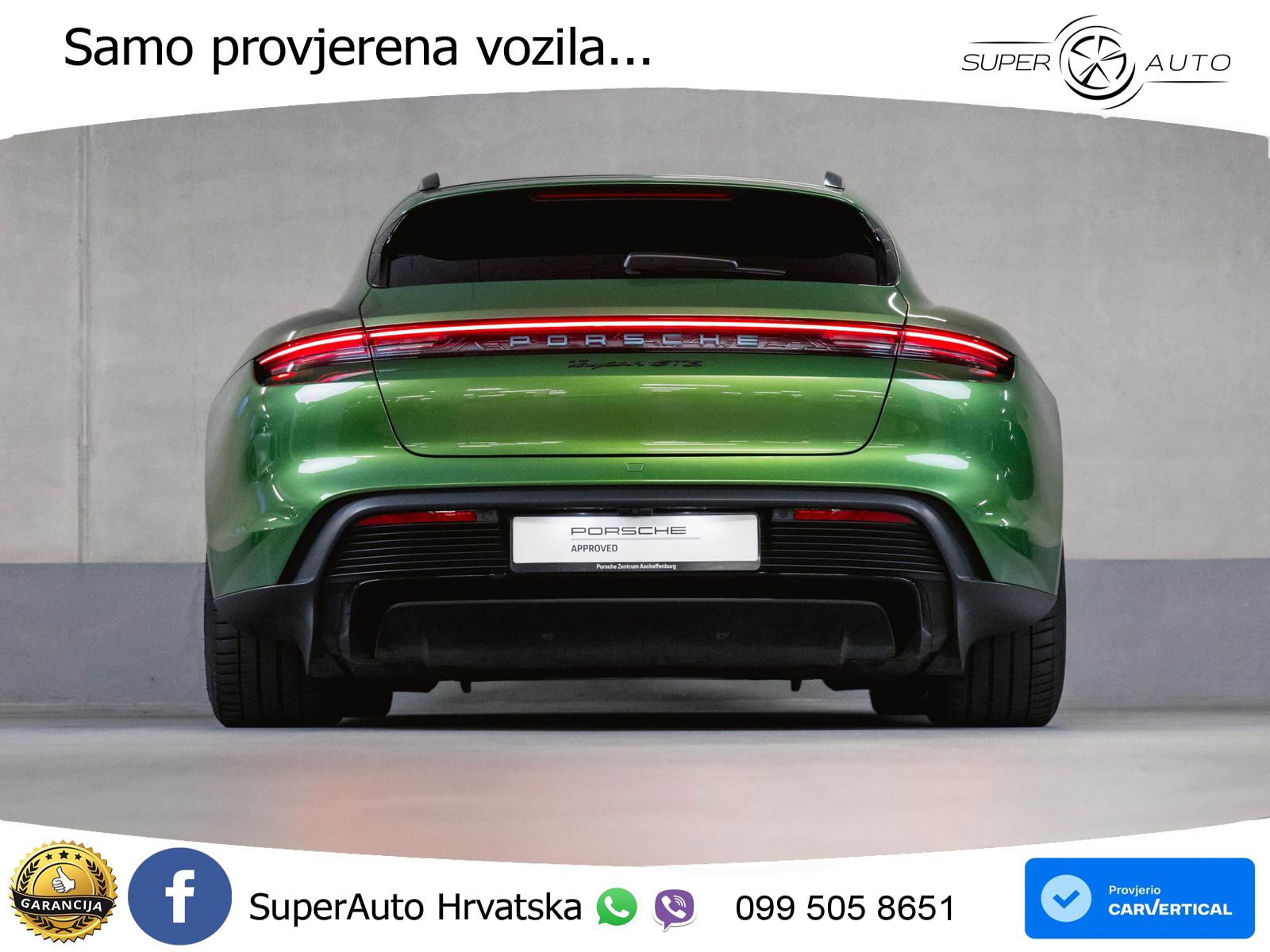 Porsche Taycan Sport Turismo GTS Performance Plus 93.4 kWh (598 KS)