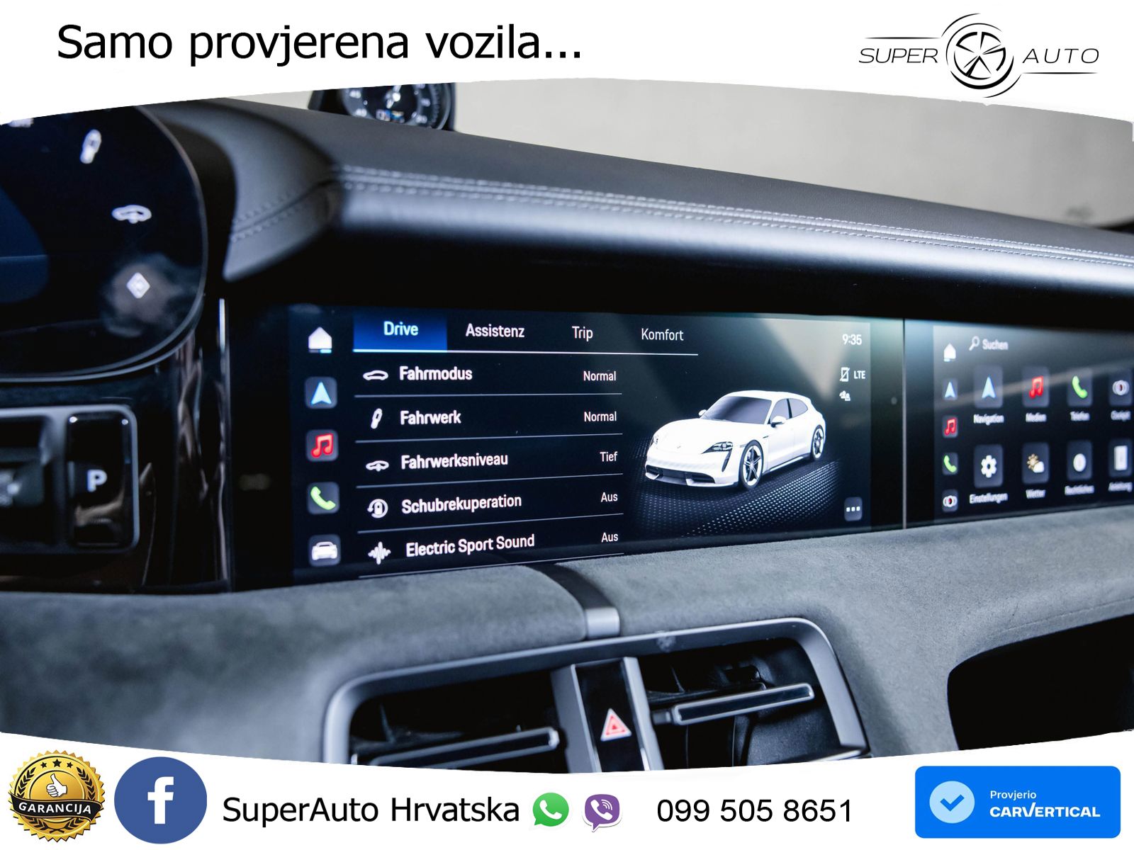 Porsche Taycan Sport Turismo GTS Performance Plus 93.4 kWh (598 KS)