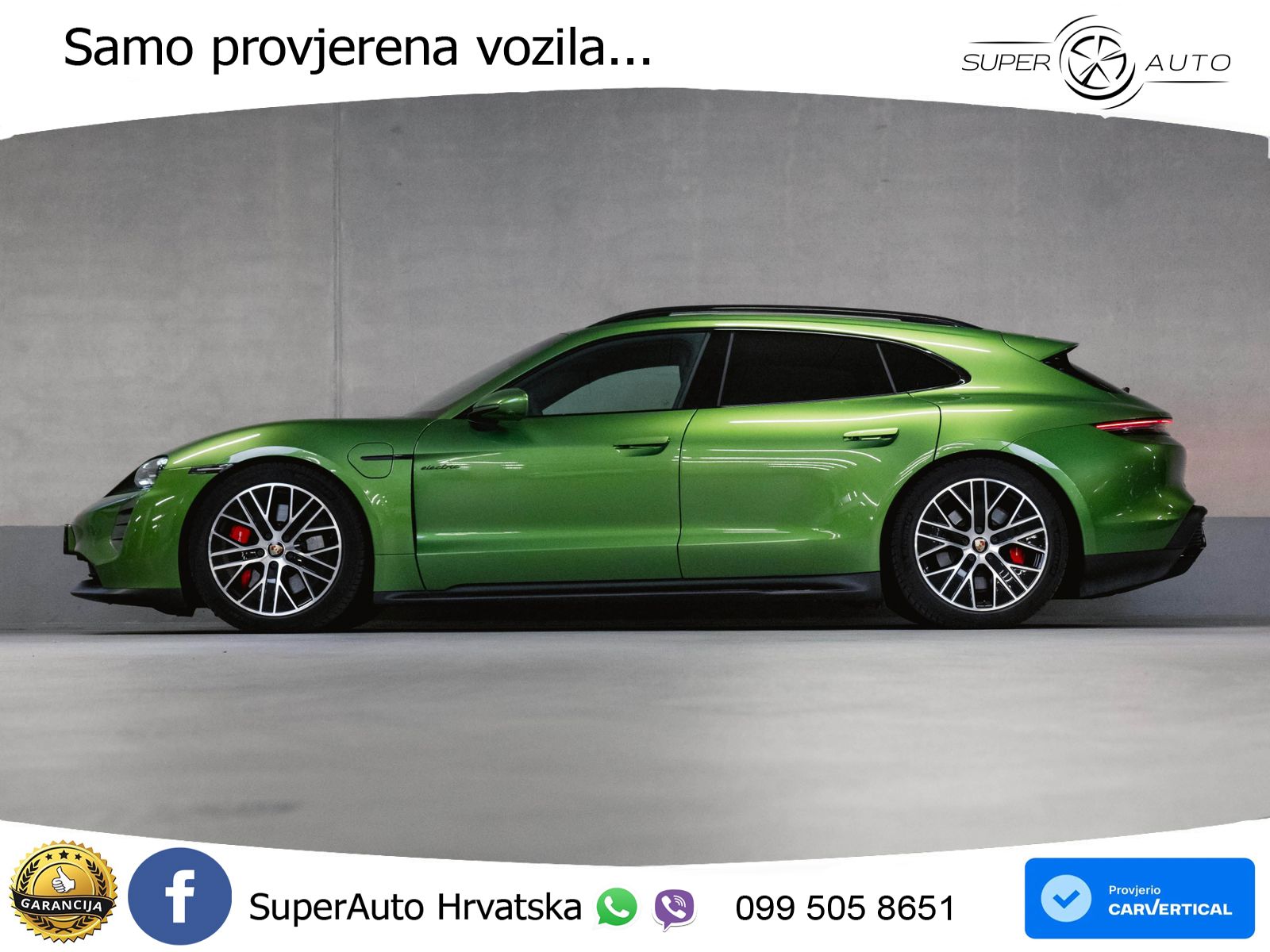 Porsche Taycan Sport Turismo GTS Performance Plus 93.4 kWh (598 KS)