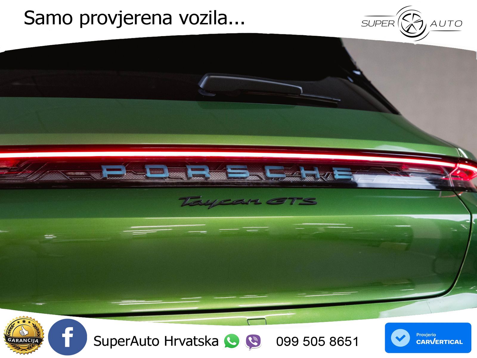 Porsche Taycan Sport Turismo GTS Performance Plus 93.4 kWh (598 KS)
