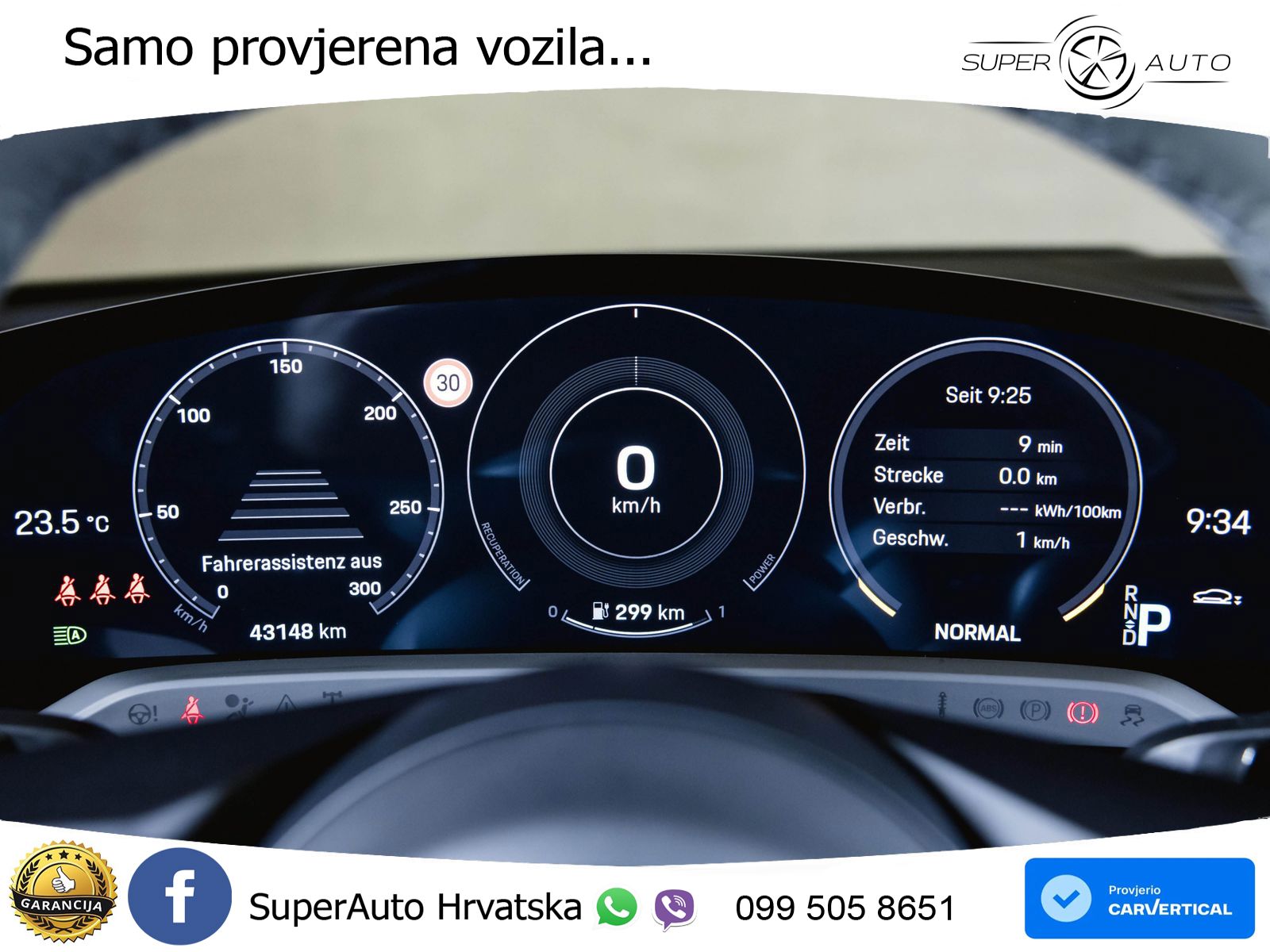 Porsche Taycan Sport Turismo GTS Performance Plus 93.4 kWh (598 KS)