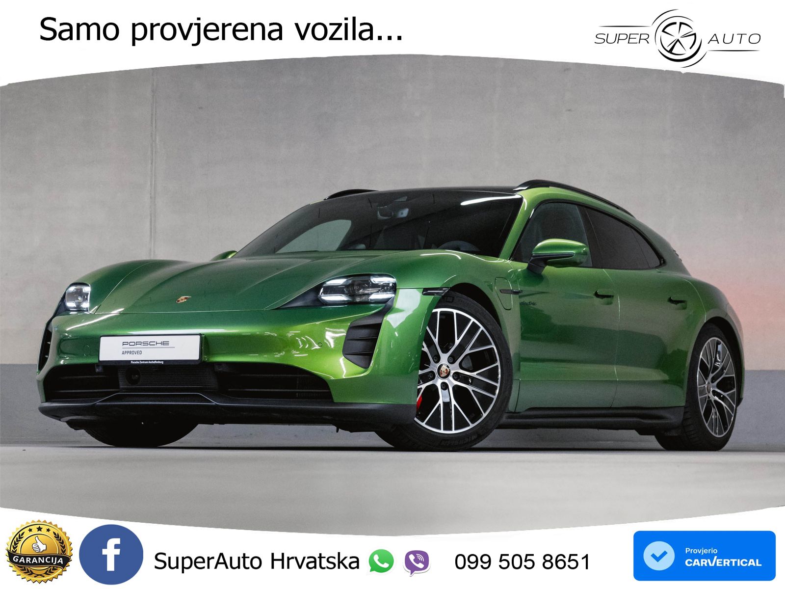 Porsche Taycan Sport Turismo GTS Performance Plus 93.4 kWh (598 KS)