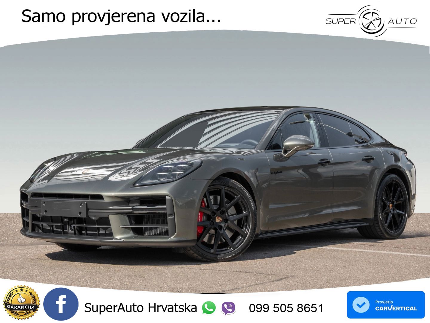 Porsche Panamera 4S 2.9 V6 (544 KS) E-Hybrid PDK LED+GR SJED+ACC