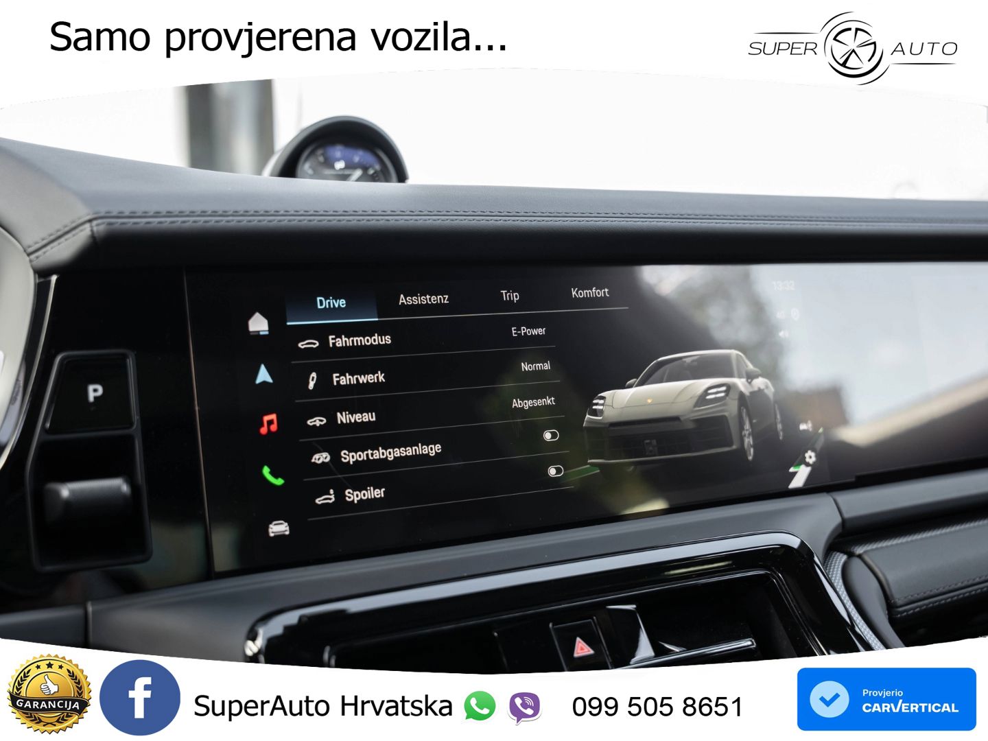 Porsche Panamera 4S 2.9 V6 (544 KS) E-Hybrid PDK LED+GR SJED+ACC