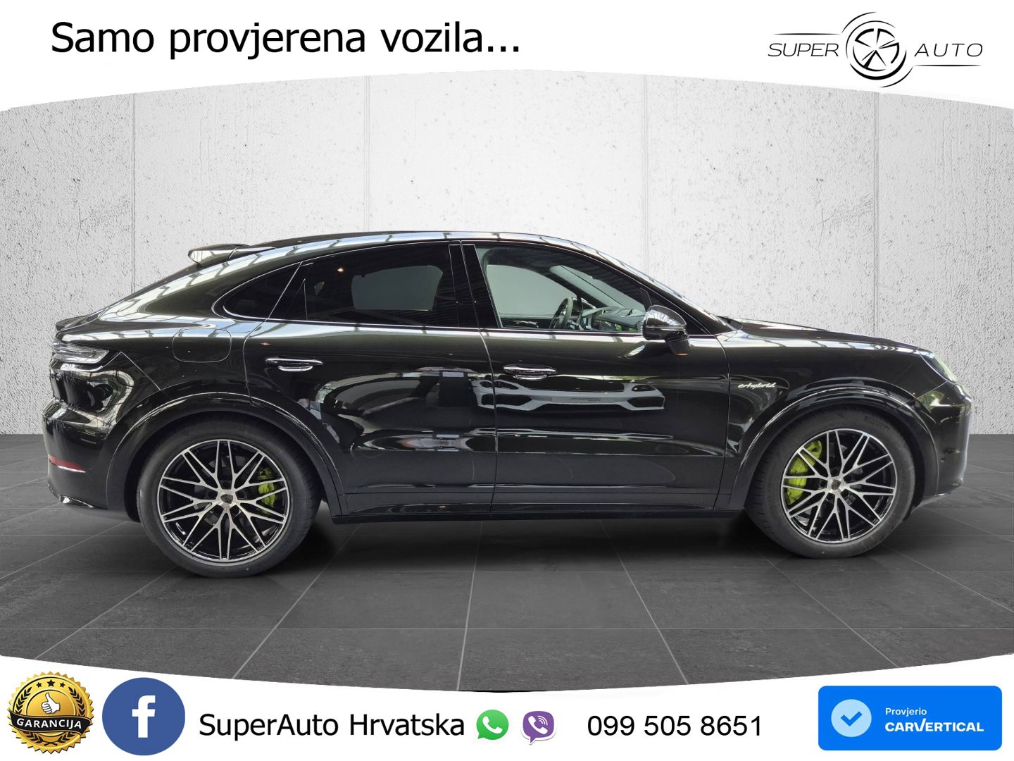 Porsche Cayenne Coupe 3.0 V6 (470 KS) E-Hybrid Tiptronic S LED+ACC