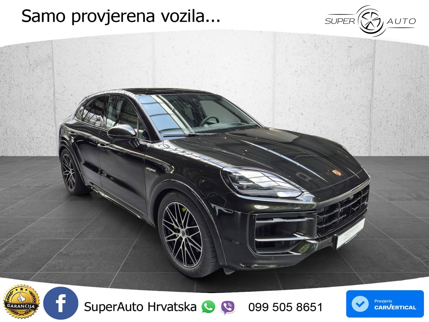 Porsche Cayenne Coupe 3.0 V6 (470 KS) E-Hybrid Tiptronic S LED+ACC