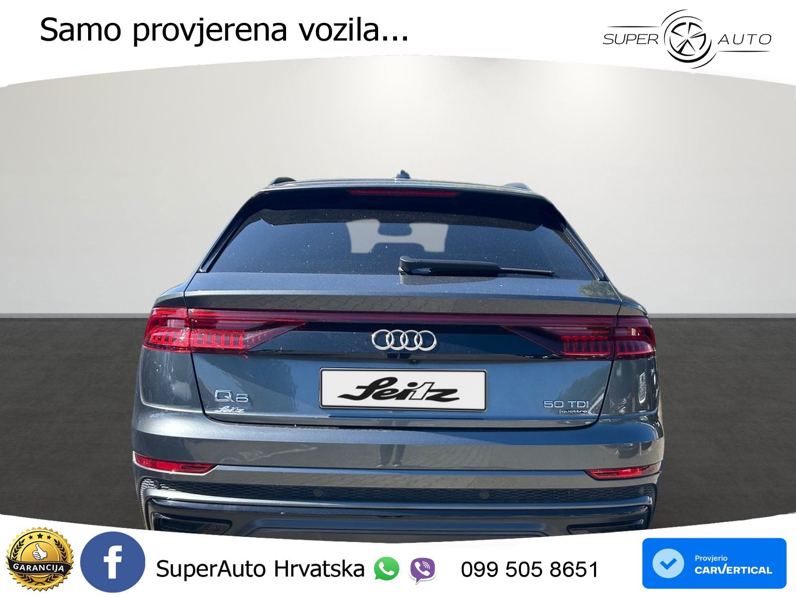 Audi Q8 50 TDI V6 (286 KS) quattro Tiptronic