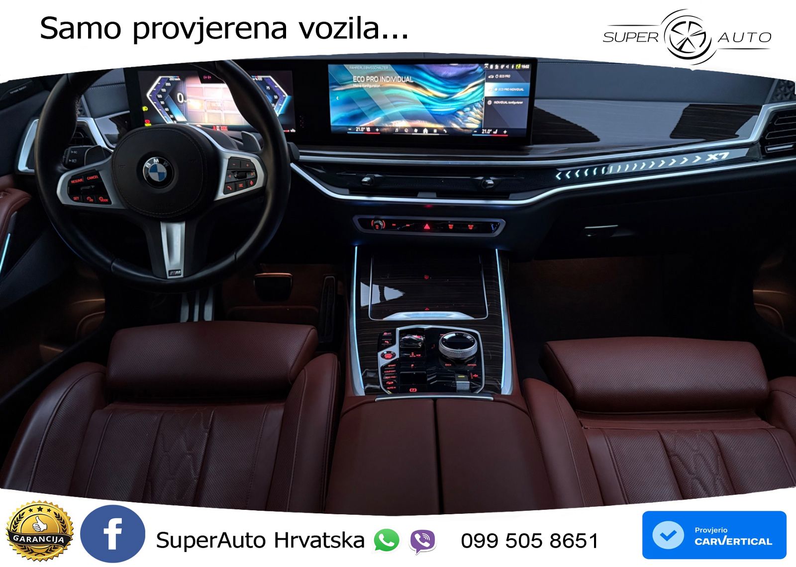 BMW X7 40d (352 KS) xDrive Steptronic M Sport LED+GR SJED+ACC