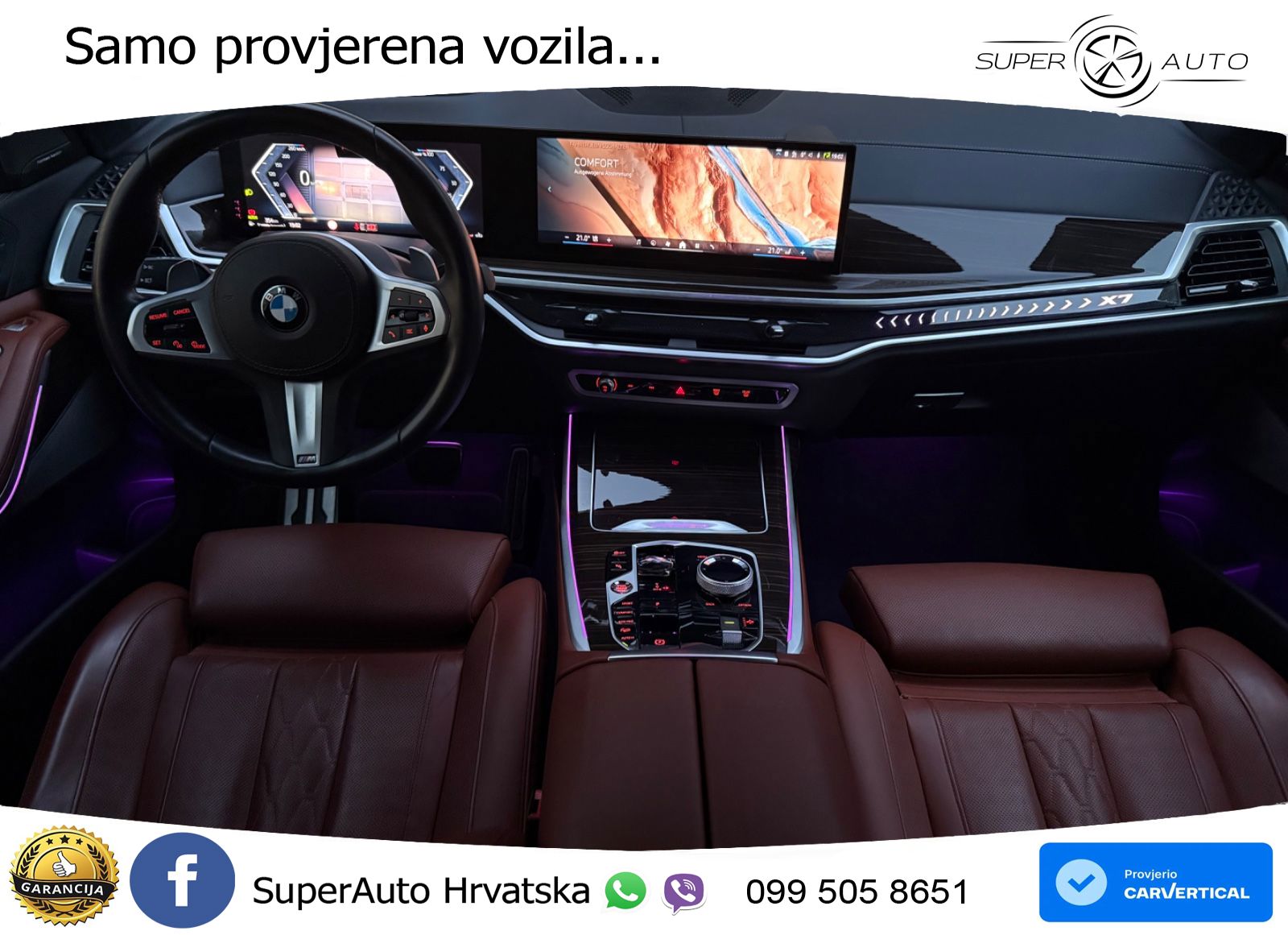 BMW X7 40d (352 KS) xDrive Steptronic M Sport LED+GR SJED+ACC