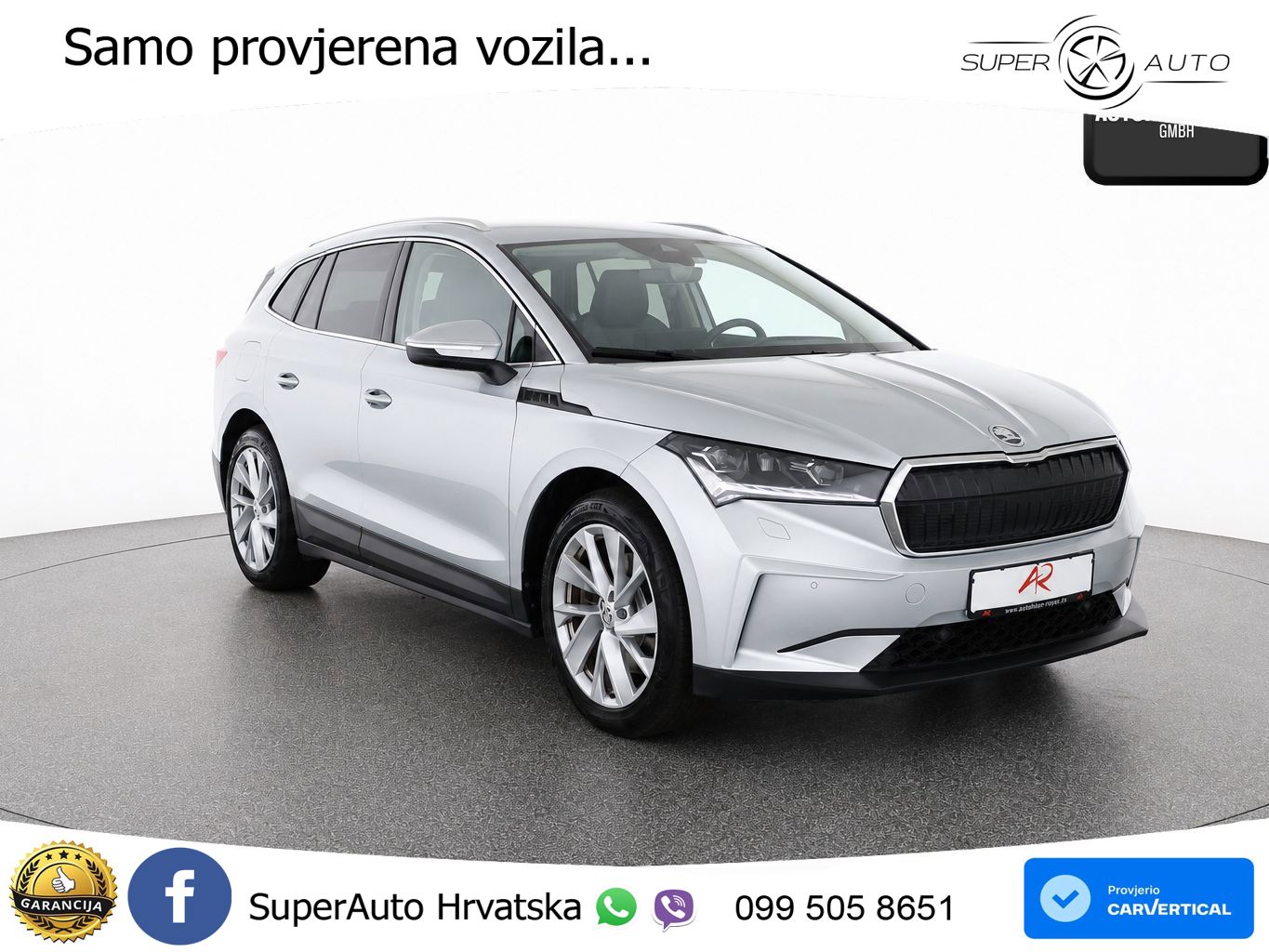 Škoda Enyaq iV 80x 82 kWh (265 KS) AWD LED+GR SJED+ACC