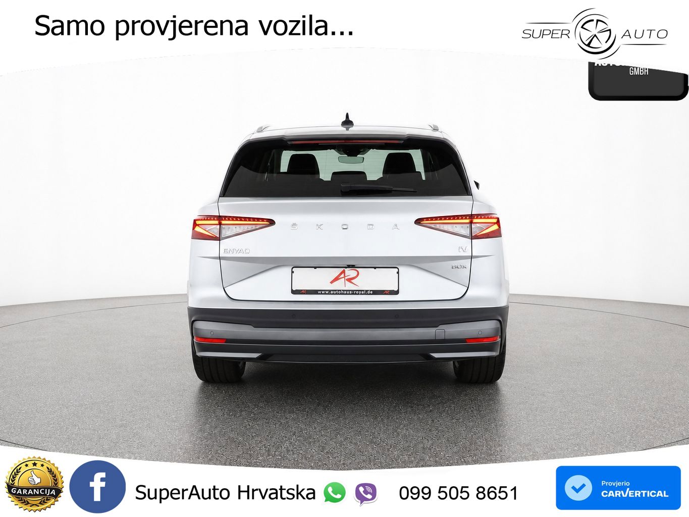 Škoda Enyaq iV 80x 82 kWh (265 KS) AWD LED+GR SJED+ACC