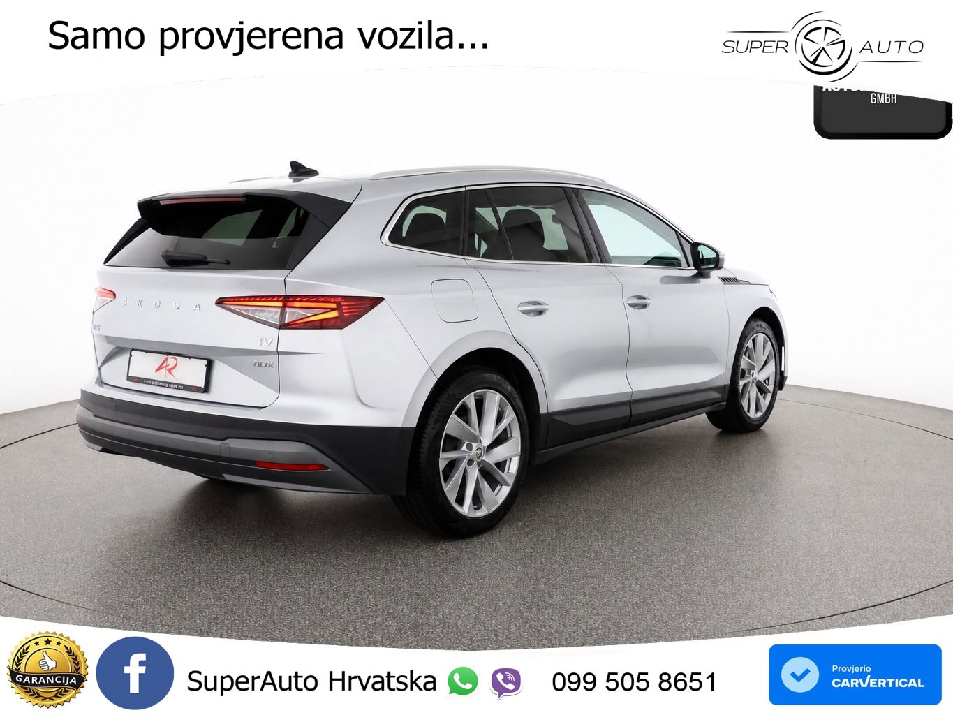 Škoda Enyaq iV 80x 82 kWh (265 KS) AWD LED+GR SJED+ACC