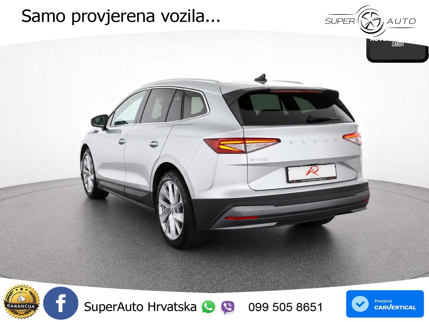 Škoda Enyaq iV 80x 82 kWh (265 KS) AWD LED+GR SJED+ACC