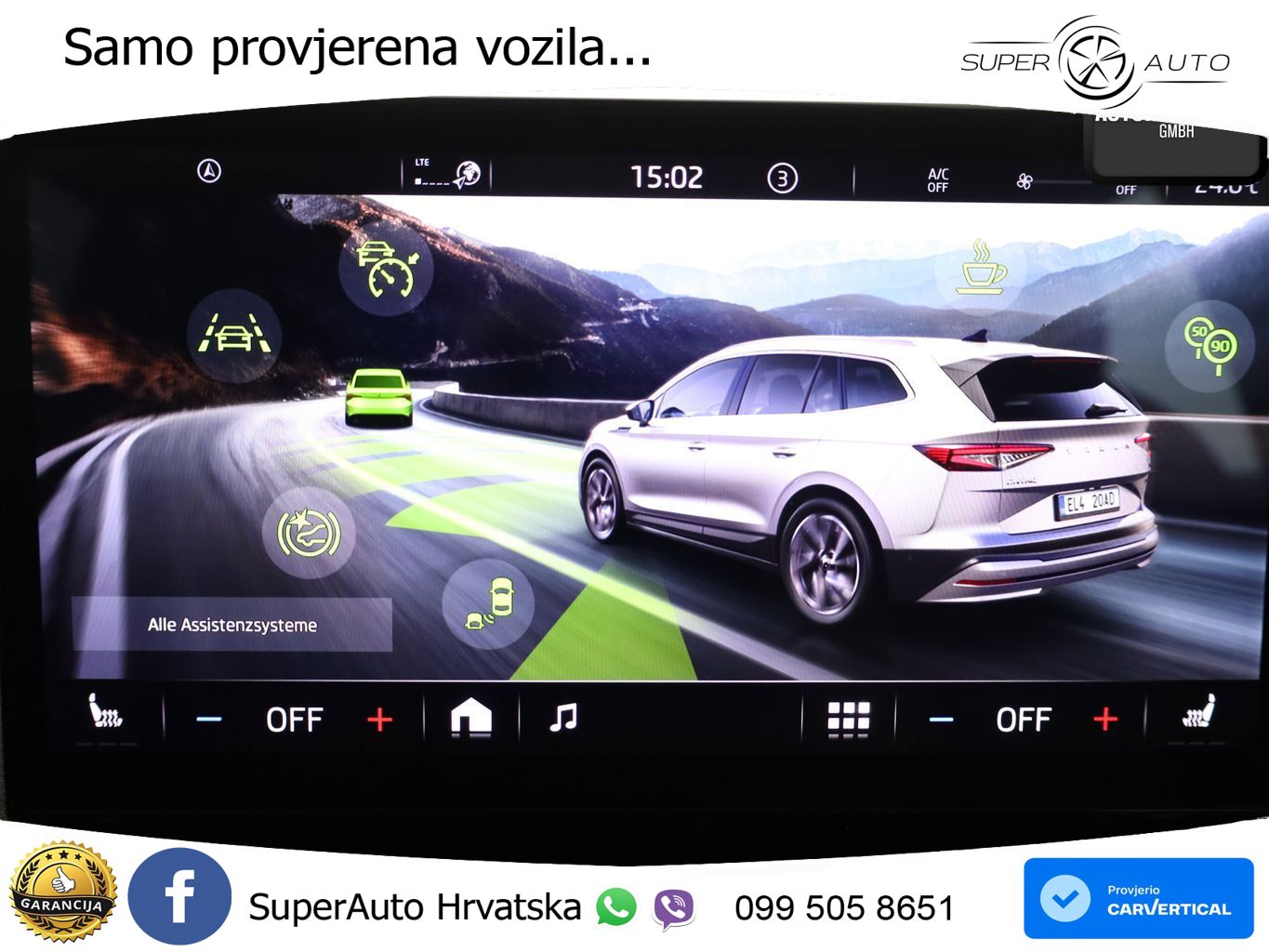 Škoda Enyaq iV 80x 82 kWh (265 KS) AWD LED+GR SJED+ACC