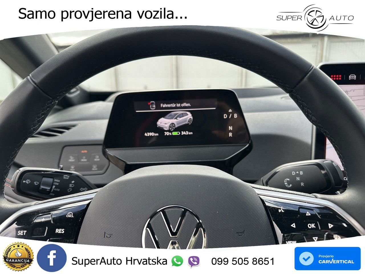 Volkswagen ID.3 GTX Performance 84 kWh (326 KS) LED+GR SJED+ACC
