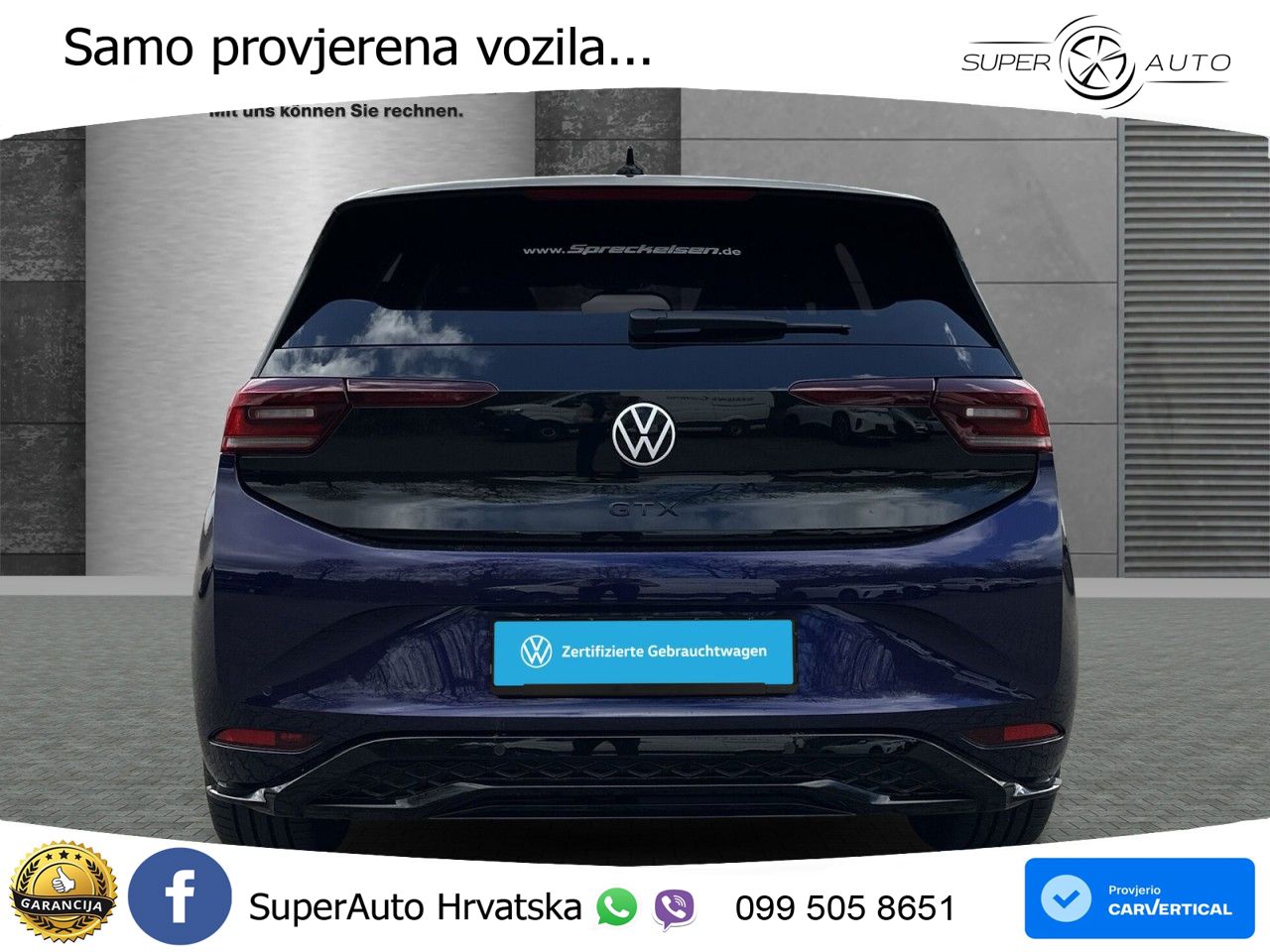 Volkswagen ID.3 GTX Performance 84 kWh (326 KS) LED+GR SJED+ACC