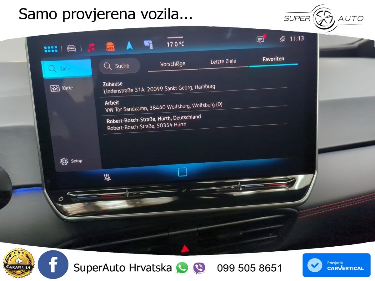 Volkswagen ID.3 GTX Performance 84 kWh (326 KS) LED+GR SJED+ACC