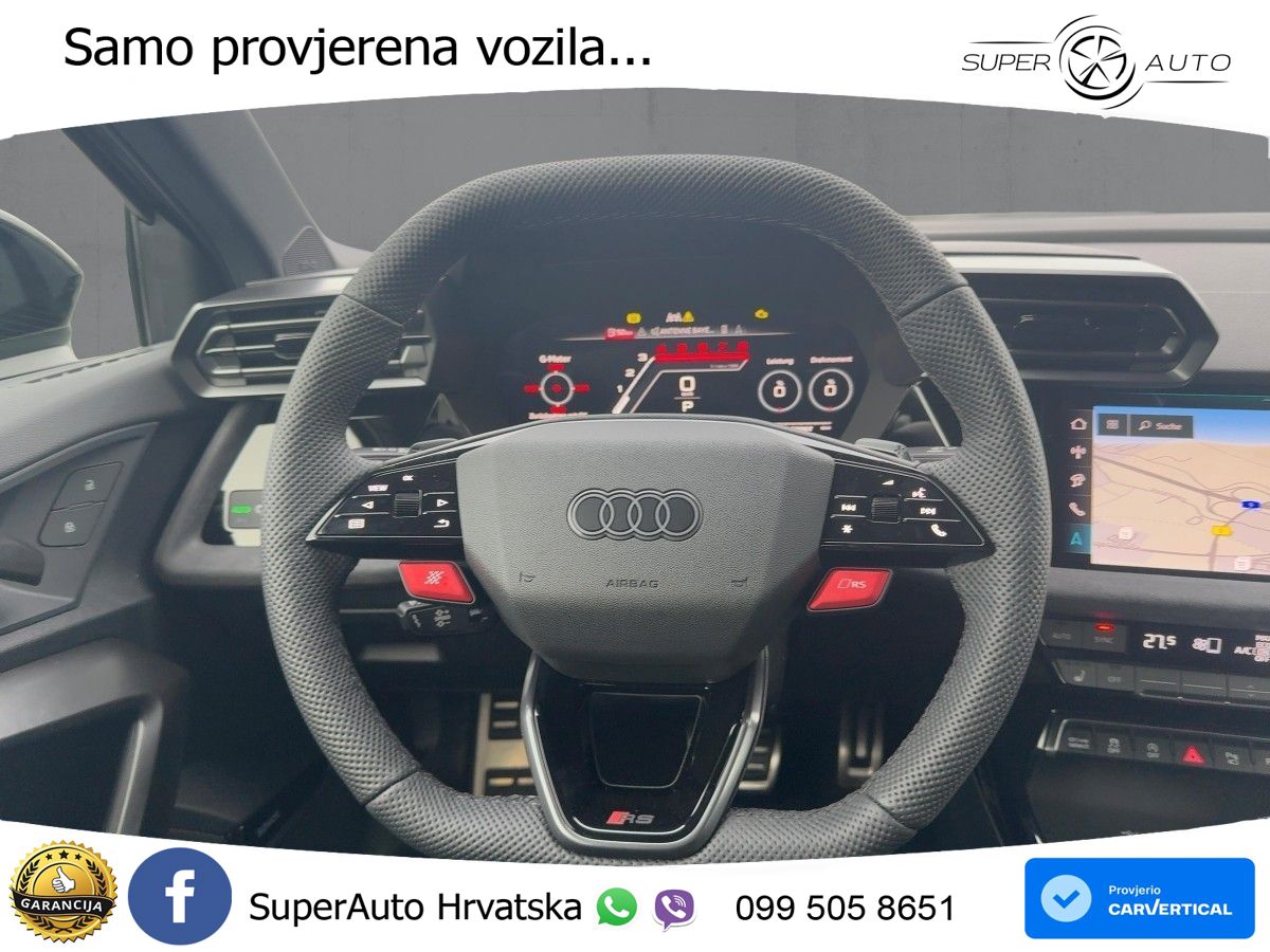 Audi RS3 Sedan 2.5 TFSI (400 KS) quattro S tronic LED+GR SJED+ACC