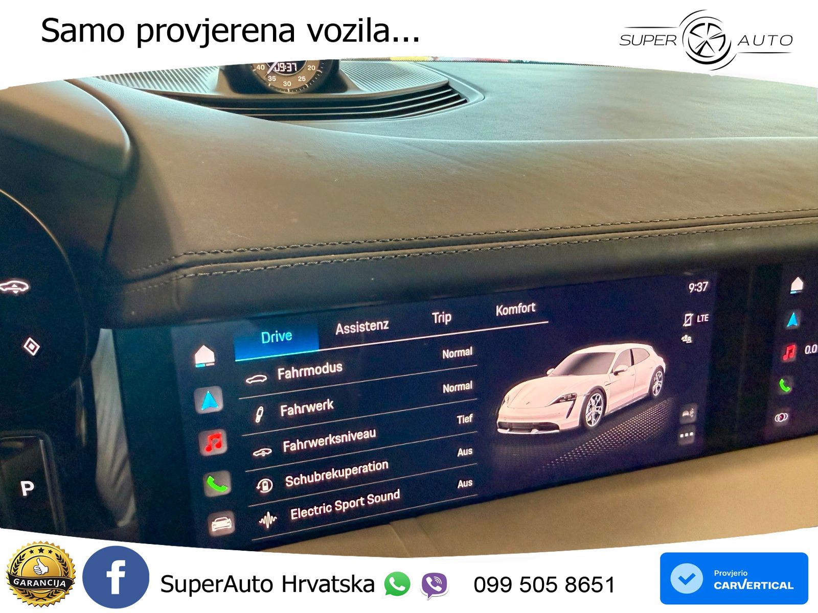 Porsche Taycan Cross Turismo 4S 93.4 kWh (571 KS)