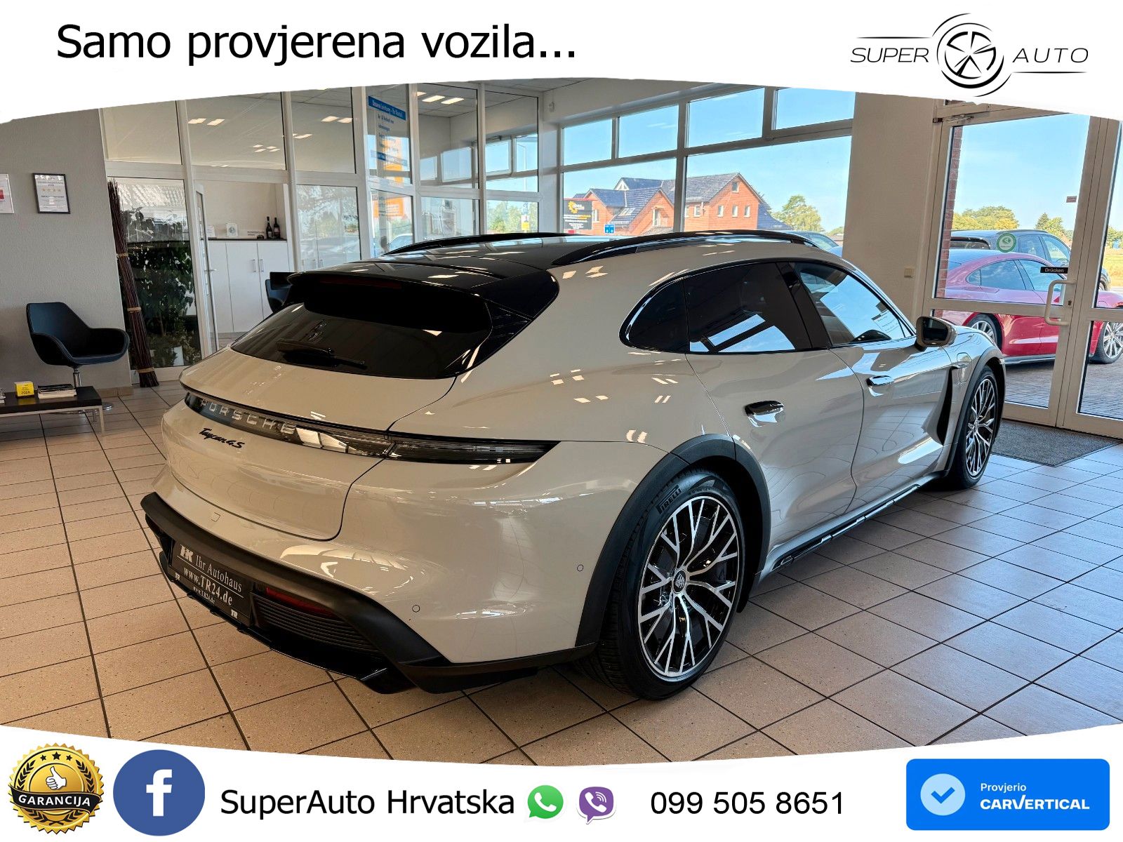 Porsche Taycan Cross Turismo 4S 93.4 kWh (571 KS)