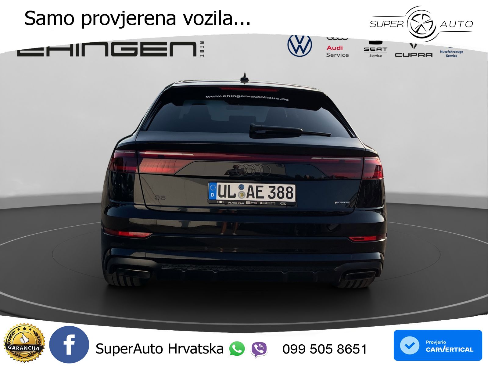 Audi Q8 50 TDI V6 (286 KS) quattro Tiptronic