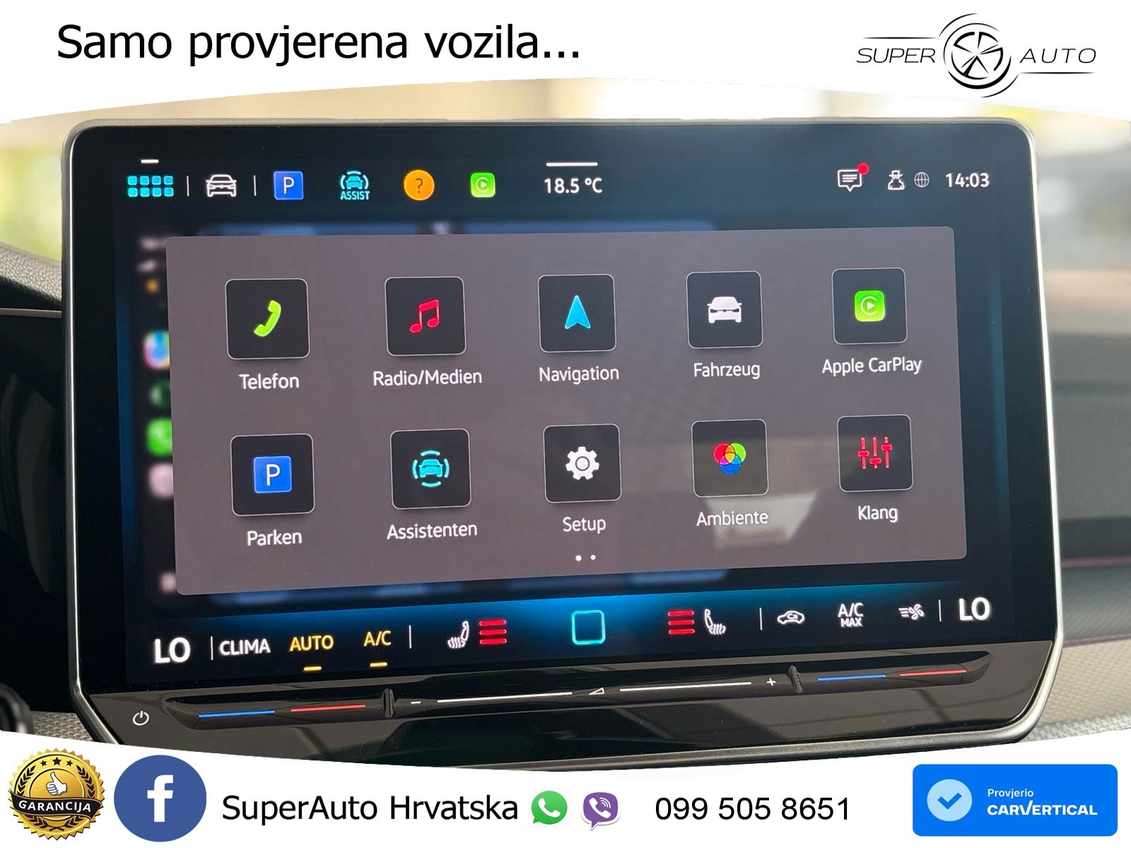 VW Golf LED+GR SJED+ACC