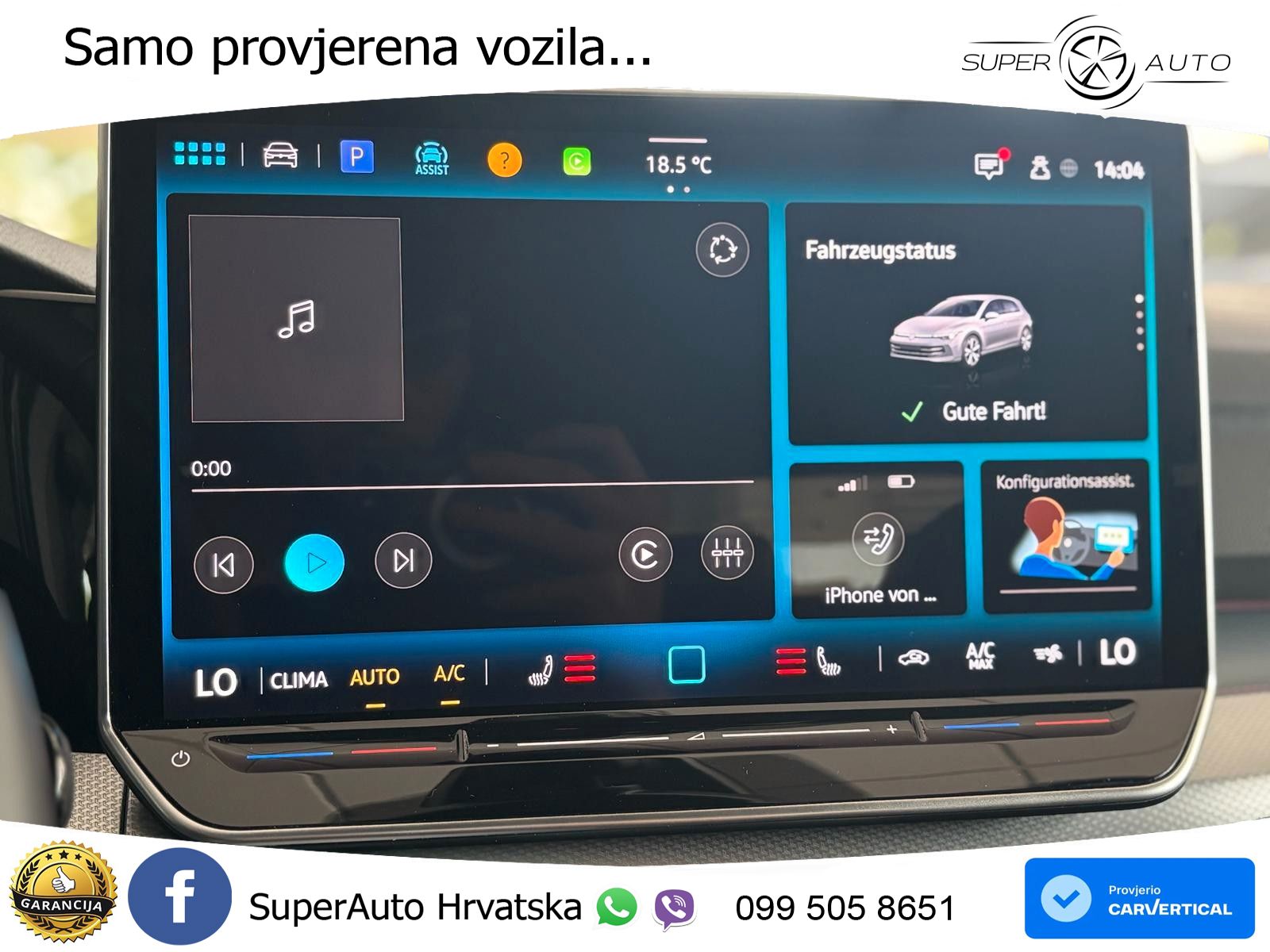VW Golf LED+GR SJED+ACC