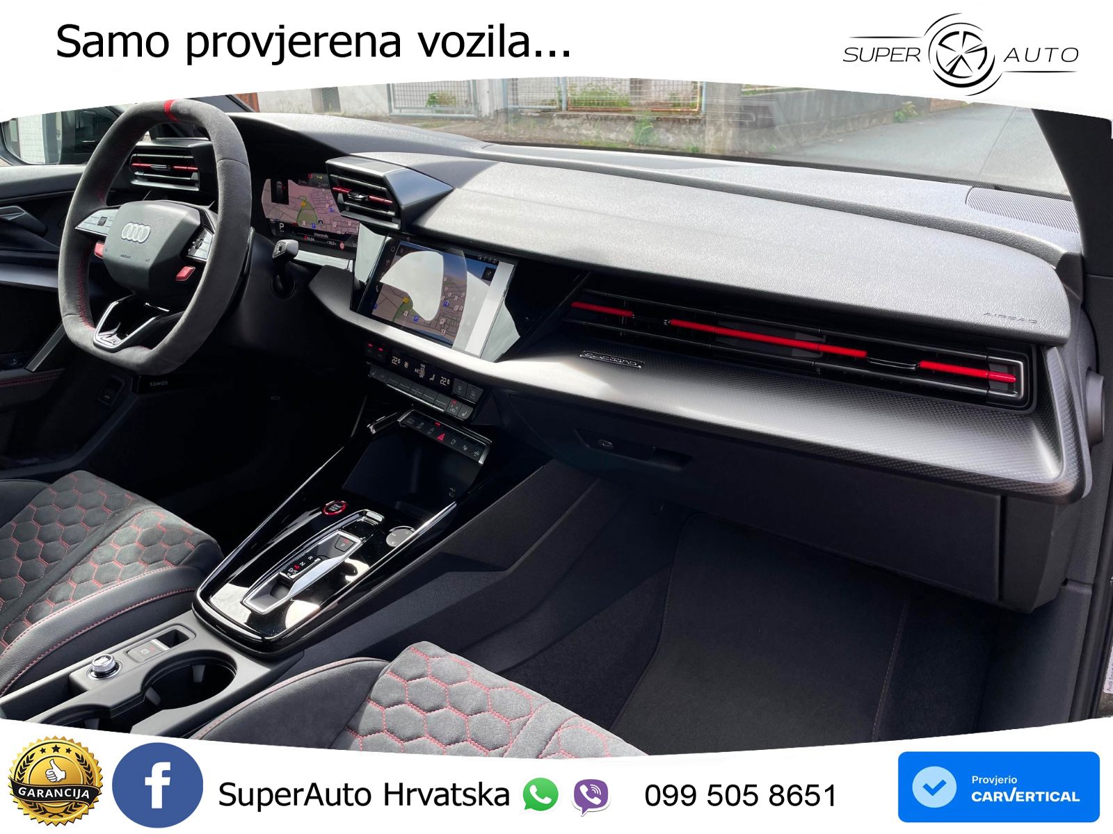 Audi RS3 Sedan 2.5 TFSI (400 KS) quattro S tronic LED+GR SJED+ACC