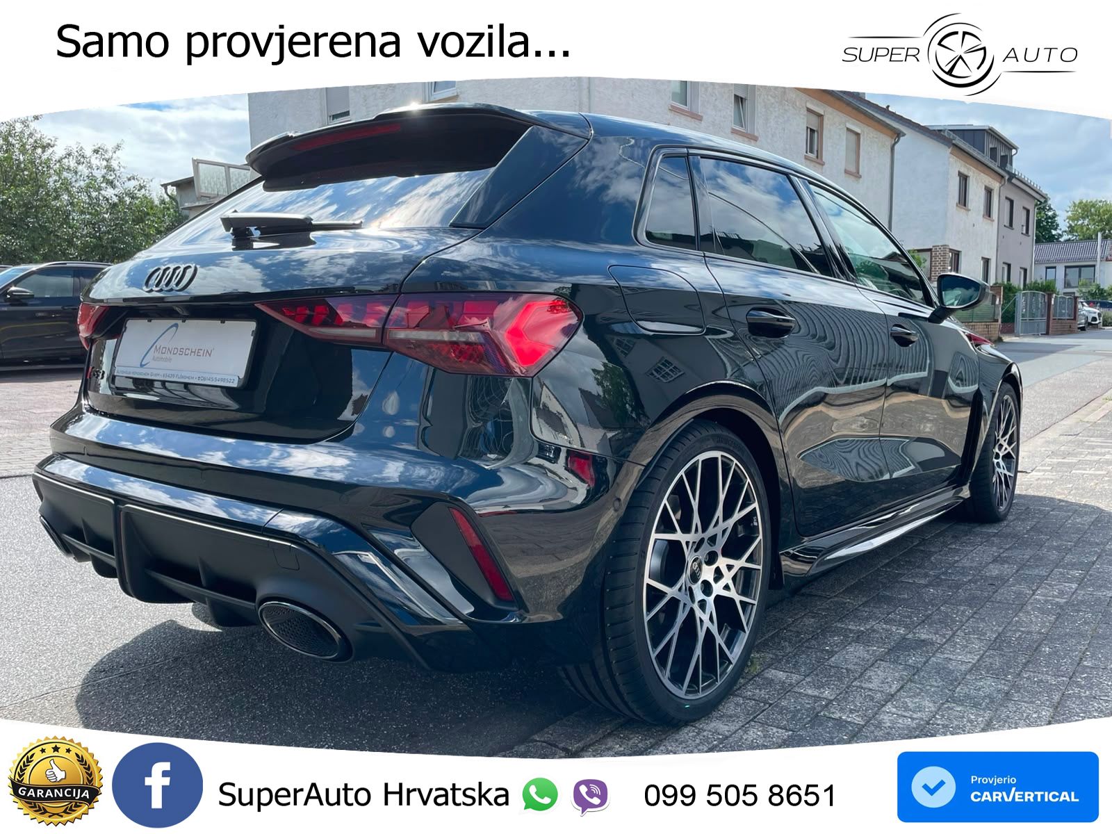 Audi RS3 Sedan 2.5 TFSI (400 KS) quattro S tronic LED+GR SJED+ACC