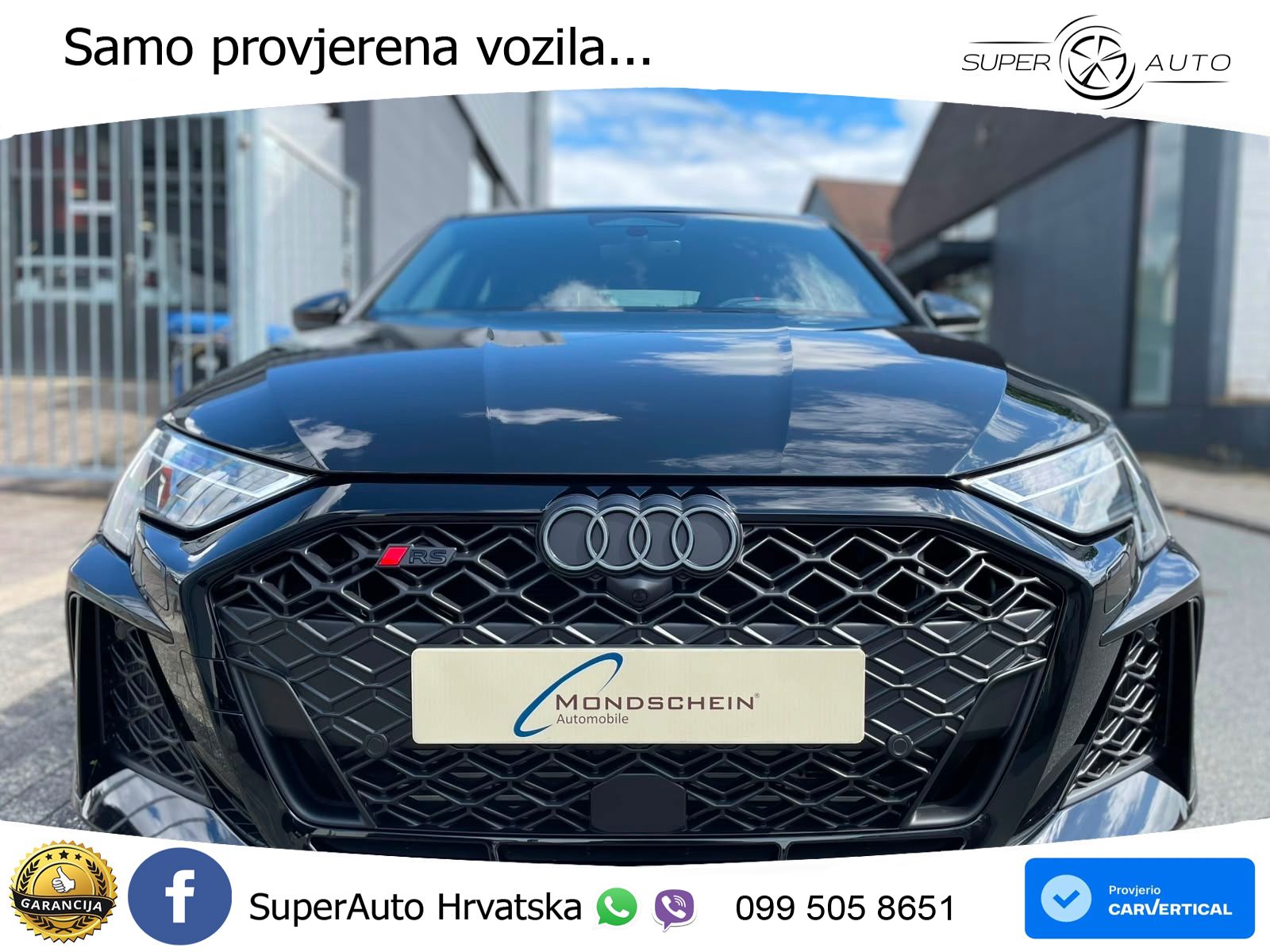 Audi RS3 Sedan 2.5 TFSI (400 KS) quattro S tronic LED+GR SJED+ACC