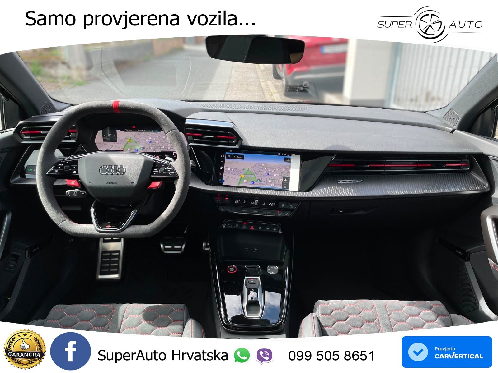 Audi RS3 Sedan 2.5 TFSI (400 KS) quattro S tronic LED+GR SJED+ACC