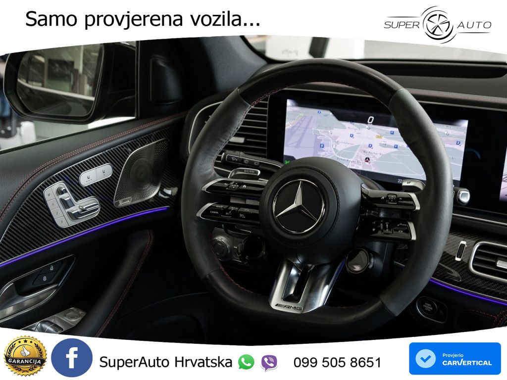 Mercedes AMG GLE 53 (435 KS) EQ Boost 4MATIC+ AMG SPEEDSHIFT TCT 9G LED+GR SJED+ACC