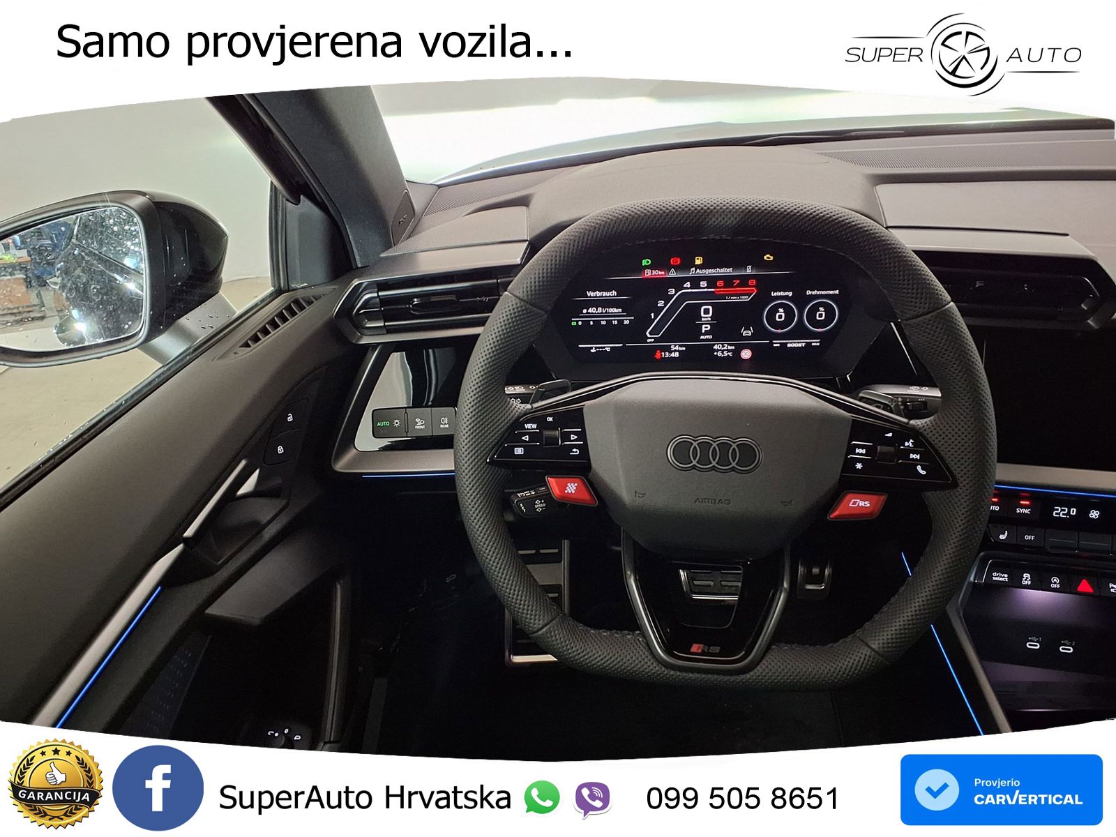 Audi RS3 Sedan 2.5 TFSI (400 KS) quattro S tronic LED+GR SJED+ACC