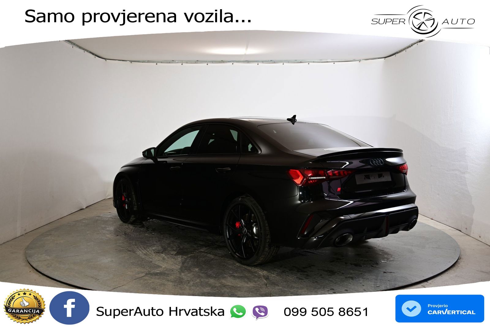 Audi RS3 Sedan 2.5 TFSI (400 KS) quattro S tronic LED+GR SJED+ACC