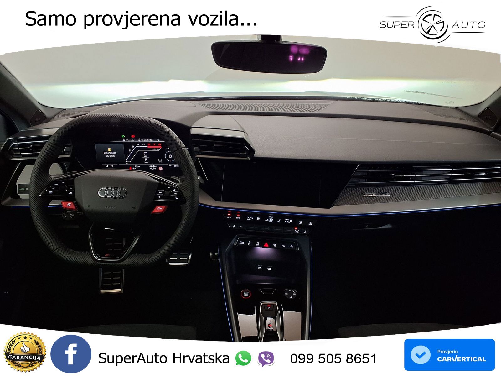 Audi RS3 Sedan 2.5 TFSI (400 KS) quattro S tronic LED+GR SJED+ACC