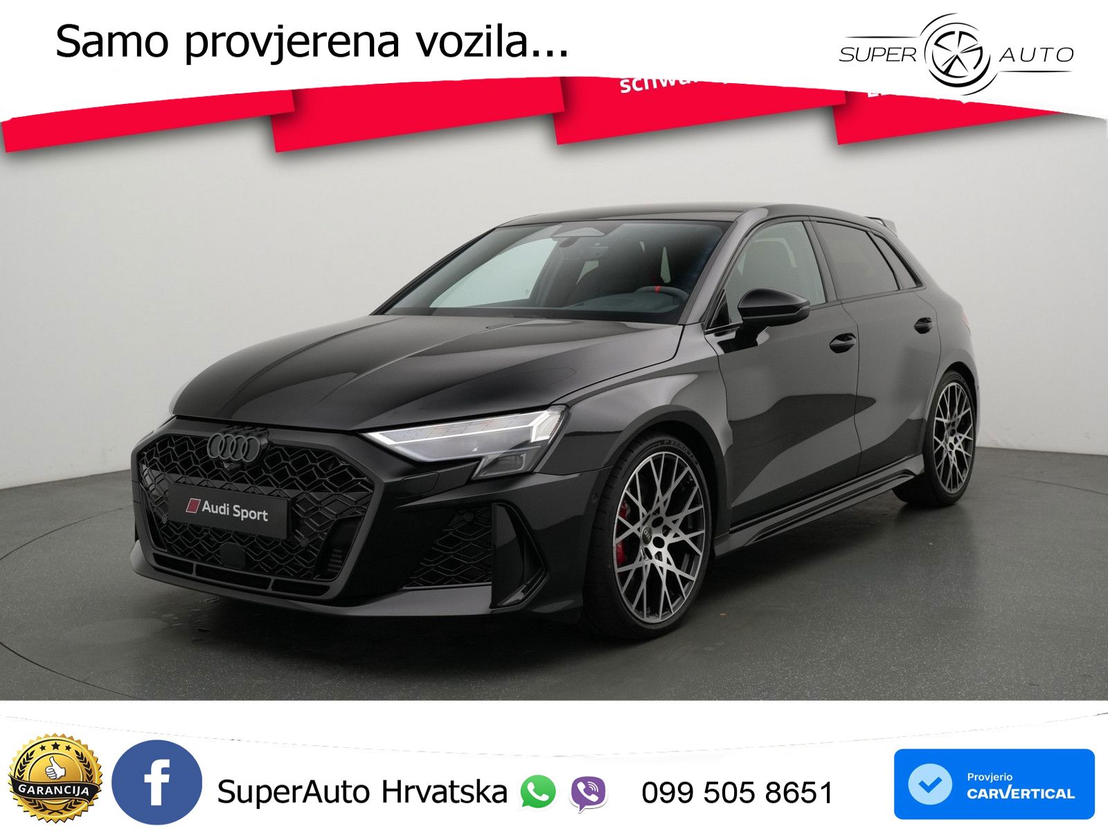 Audi RS3 Sportback 2.5 TFSI (400 KS) quattro S tronic